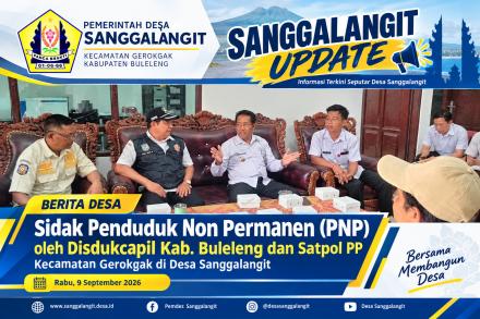 Disdukcapil Buleleng dan Satpol PP Kecamatan Gerokgak Laksanakan Sidak Penduduk Non Permanen di Desa